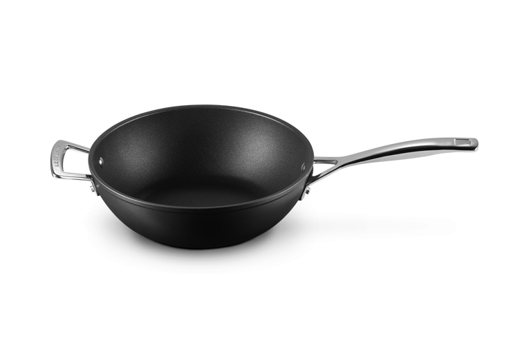 Le Creuset Aluminium-Antihaft Wok-Pfanne mit Gegengriff Sonderangebot