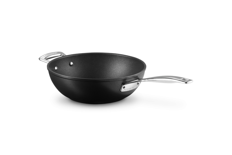Le Creuset Aluminium-Antihaft Wok-Pfanne mit Gegengriff Sonderangebot