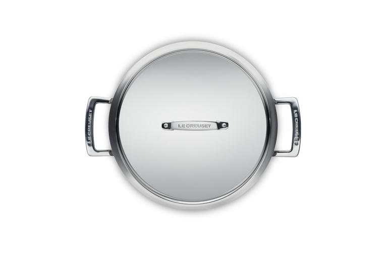 Le Creuset Antihaftbeschichtete Schmorpfanne aus 3-ply Edelstahl Online Shopping