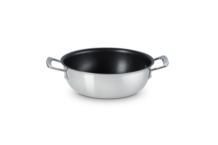 Le Creuset Antihaftbeschichtete Schmorpfanne aus 3-ply Edelstahl Online Shopping
