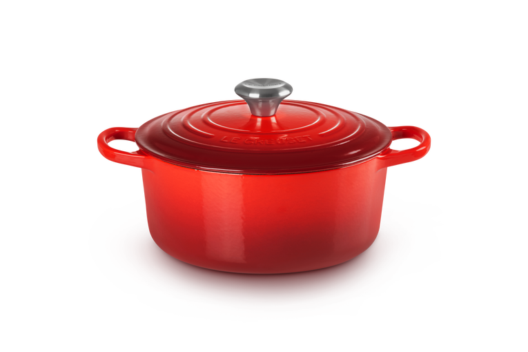 Le Creuset Runder Bräter aus Gusseisen