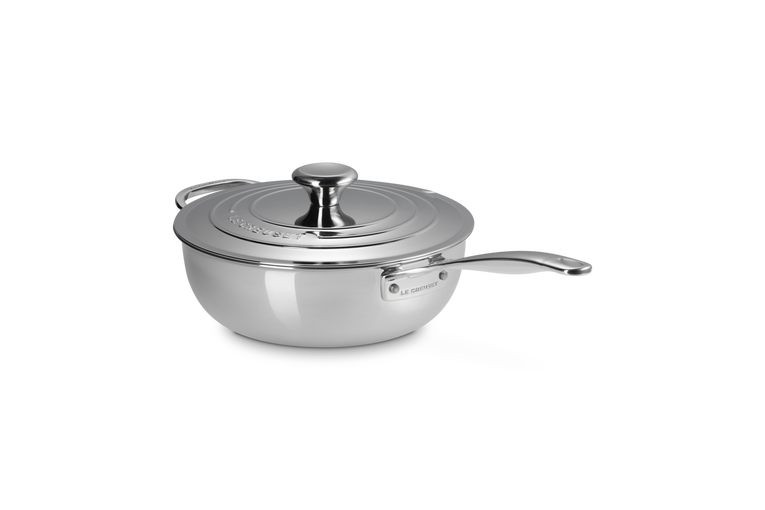 Le Creuset Antihaftbeschichtete Sautépfanne mit Gegengriff aus 3-ply PLUS Edelstahl Black Friday
