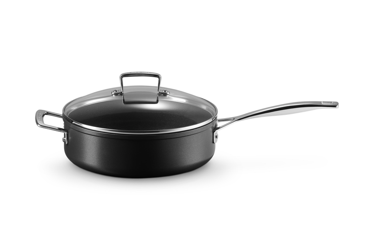 Le Creuset Aluminium-Antihaft Sautépfanne mit Glasdeckel