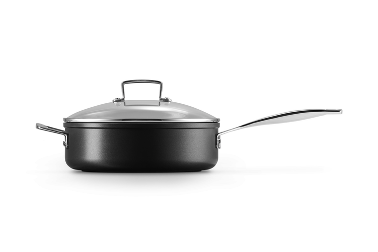 Le Creuset Aluminium-Antihaft Sautépfanne mit Glasdeckel Muttertagsangebot