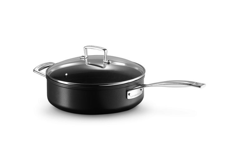 Le Creuset Aluminium-Antihaft Sautépfanne mit Glasdeckel Muttertagsangebot