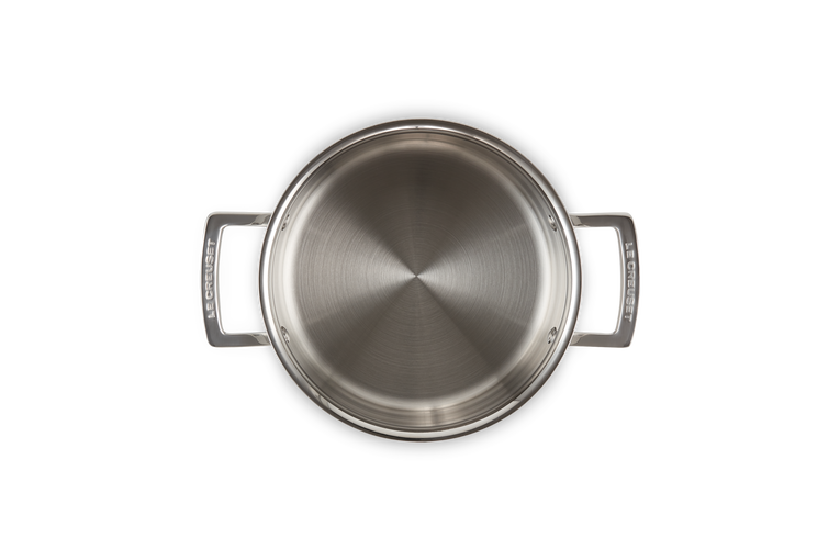Le Creuset Bratentopf aus 3-ply Edelstahl Top Angebot