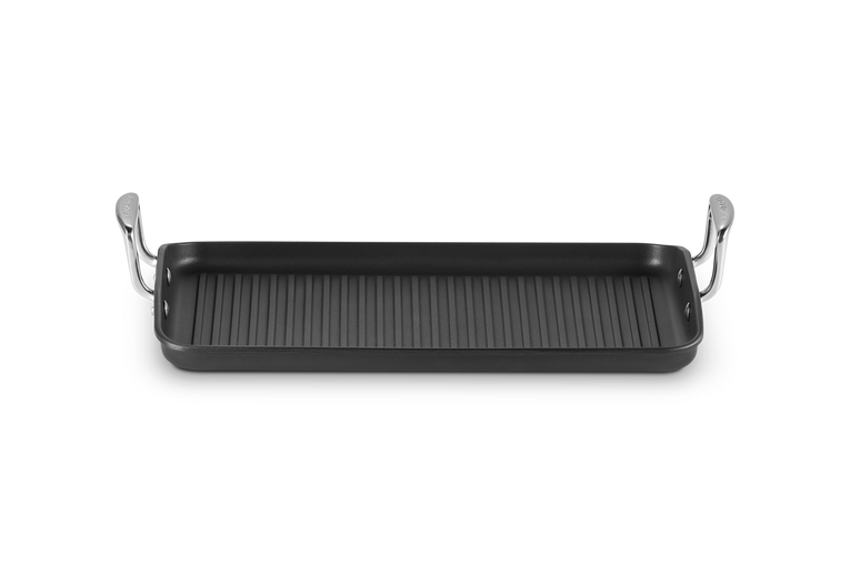Le Creuset Aluminium-Antihaft Grillplatte mit Rillen Online Outlet
