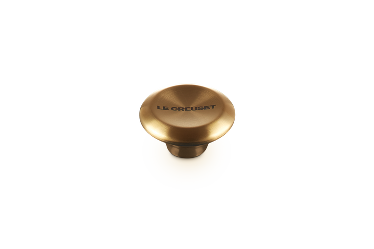 Le Creuset Goldfarbener Deckelknopf