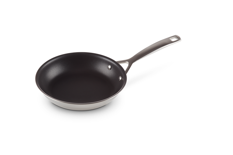Le Creuset Antihaftbeschichtete Bratpfanne aus 3-ply Edelstahl Räumungsverkauf