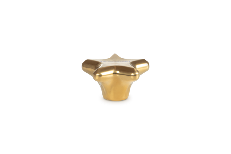 Le Creuset Goldfarbener Sternknopf Riesige Ersparnisse