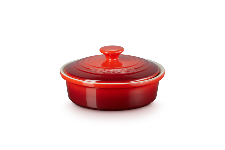 Le Creuset Ofenkäseform mit Deckel aus Steinzeug