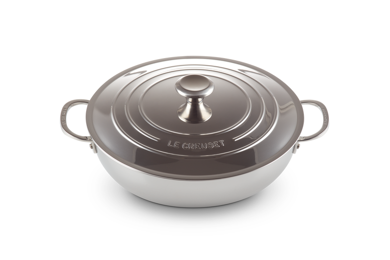 Le Creuset Unbeschichtete Profipfanne aus 3-ply PLUS Edelstahl Black Friday Preise