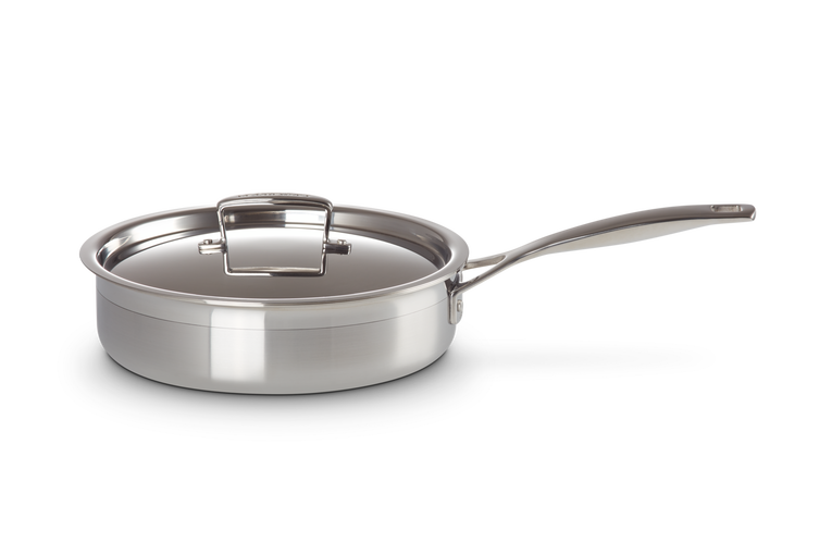 Le Creuset Unbeschichtete Sautépfanne II aus 3-ply Edelstahl Outlet