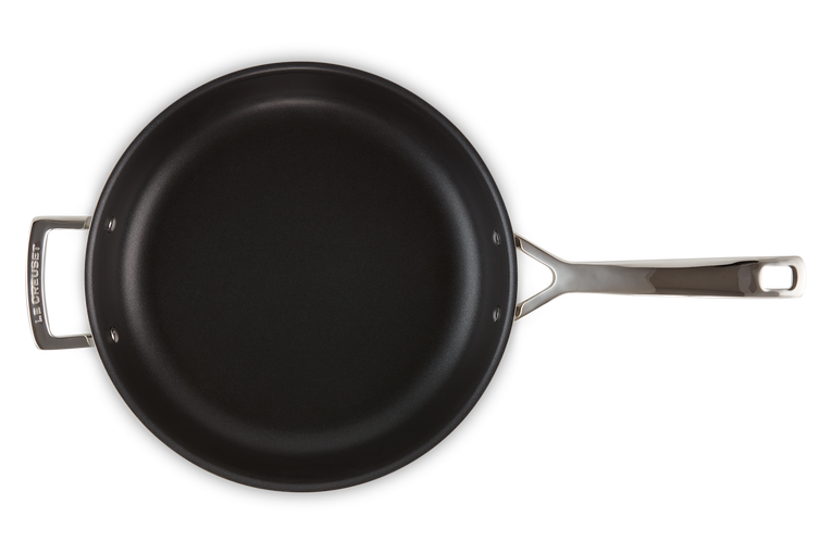 Le Creuset Antihaftbeschichtete Bratpfanne mit Gegengriff aus 3-ply Edelstahl Großer Ausverkauf