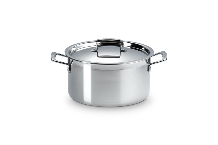 Le Creuset 3-teiliges Kochgeschirrset aus 3-ply Edelstahl Begrenztes Angebot
