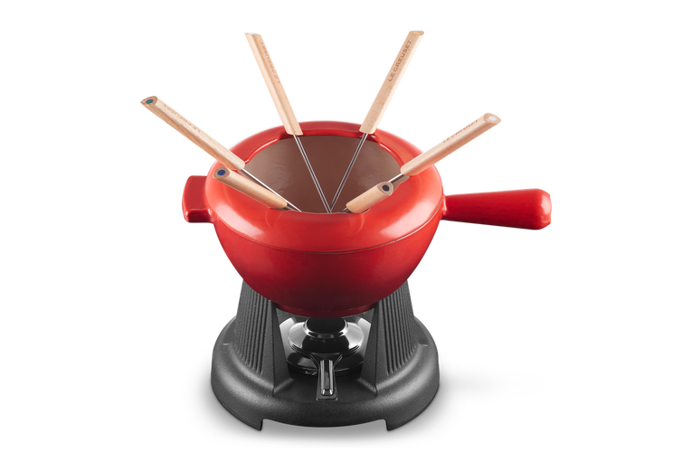 Le Creuset Fondue-Set Mode aus Gusseisen