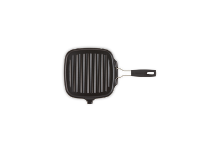 Le Creuset Quadratische Grillpfanne mit Silikongriff aus Gusseisen Online Outlet