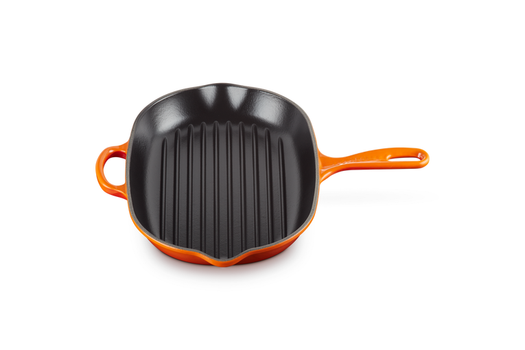 Le Creuset Ovale Grillpfanne aus Gusseisen