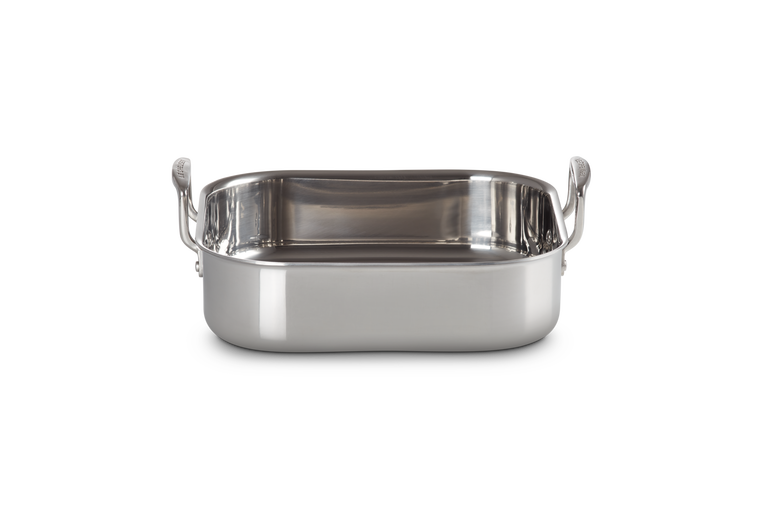 Le Creuset Quadratische Bratreine aus 3-ply Edelstahl
