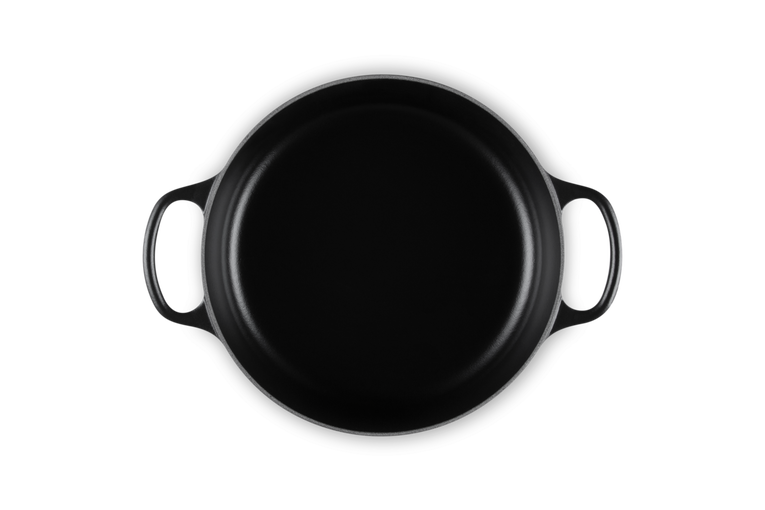 Le Creuset Gourmet-Bräter mit schwarzer Innenemaille aus Gusseisen Tägliche Deals