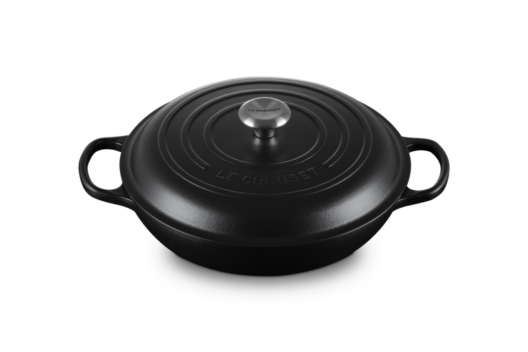 Le Creuset Gourmet-Profitopf mit schwarzer Innenemaille aus Gusseisen Wochenangebot