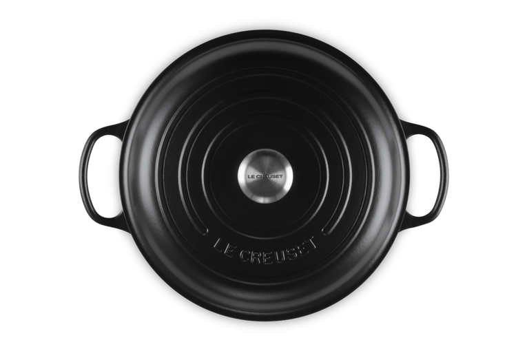 Le Creuset Gourmet-Profitopf mit schwarzer Innenemaille aus Gusseisen Wochenangebot
