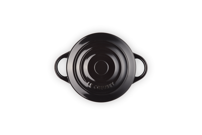 Le Creuset Mini Cocotte mit farbigem Knauf aus Steinzeug Nur noch ein Tag übrig