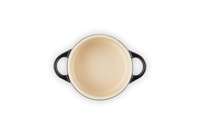 Le Creuset Mini Cocotte mit farbigem Knauf aus Steinzeug Nur noch ein Tag übrig