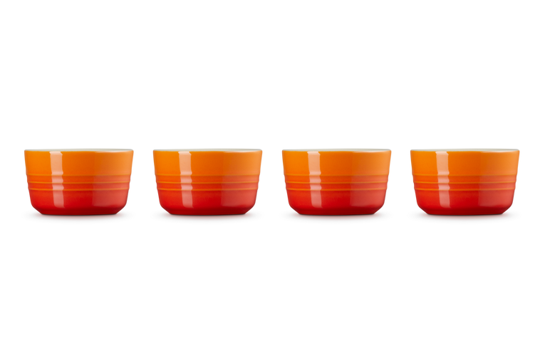 Le Creuset 4-er Set Mini Förmchen aus Steinzeug Fabrikladen