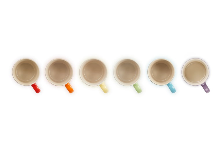 Le Creuset 6er-Set Espressotassen Rainbow III aus Steinzeug Tägliche Deals