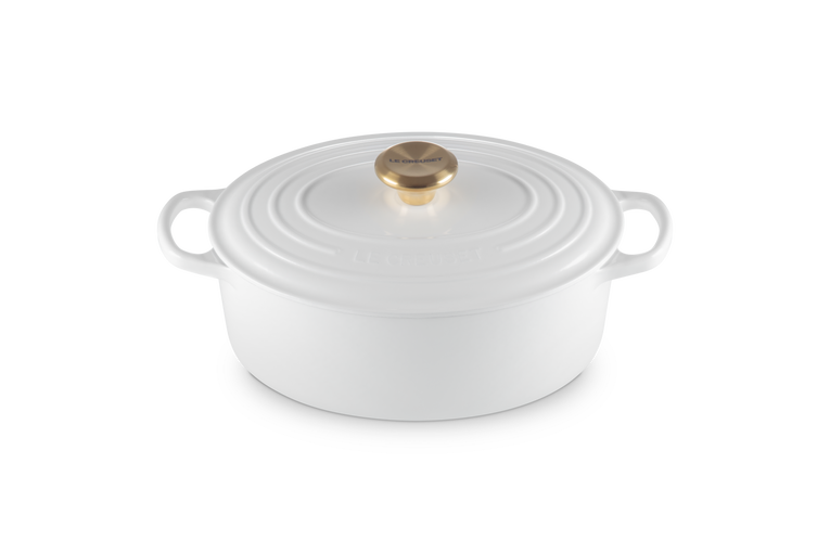Le Creuset Ovaler Bräter aus Gusseisen Vierteljährliche Förderung