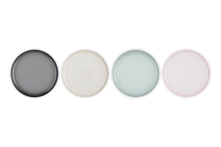 Le Creuset 4er-Set Frühstücksteller Coupe aus Steinzeug Nur noch ein Tag übrig