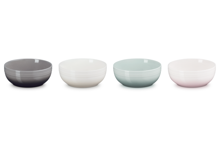 Le Creuset 4er-Set Müslischale Coupe aus Steinzeug Riesige Rabatte