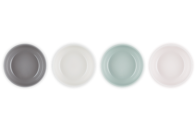 Le Creuset 4er-Set Müslischale Coupe aus Steinzeug Riesige Rabatte