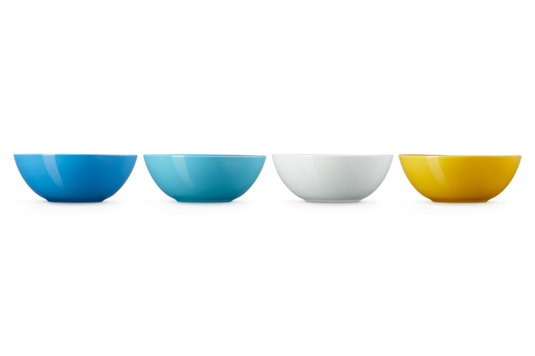 Le Creuset 4er-Set Müslischale Riviera aus Steinzeug Rabatt