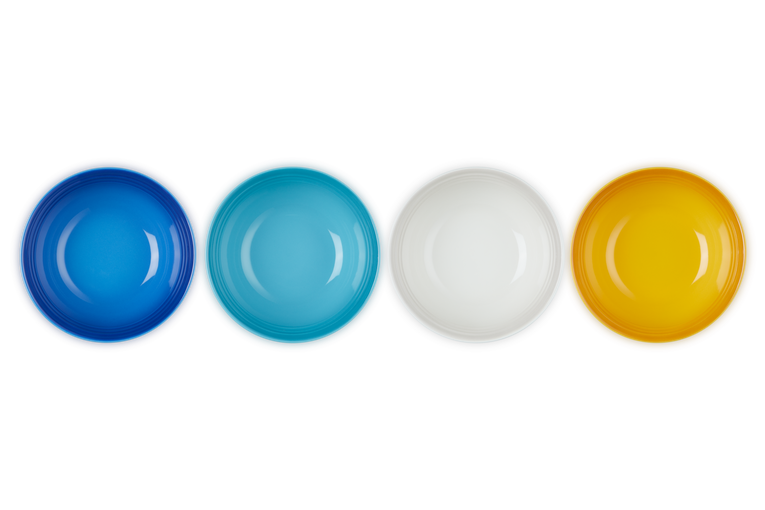 Le Creuset 4er-Set Müslischale Riviera aus Steinzeug Rabatt