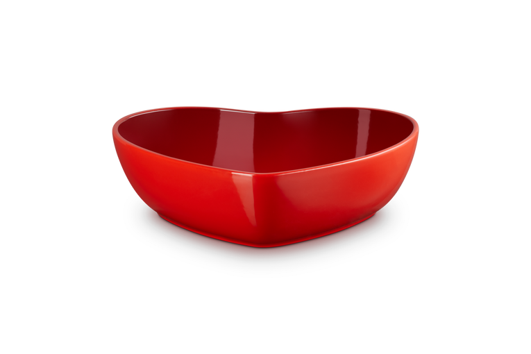 Le Creuset Servierschale in Herzform aus Steinzeug Preisnachlass