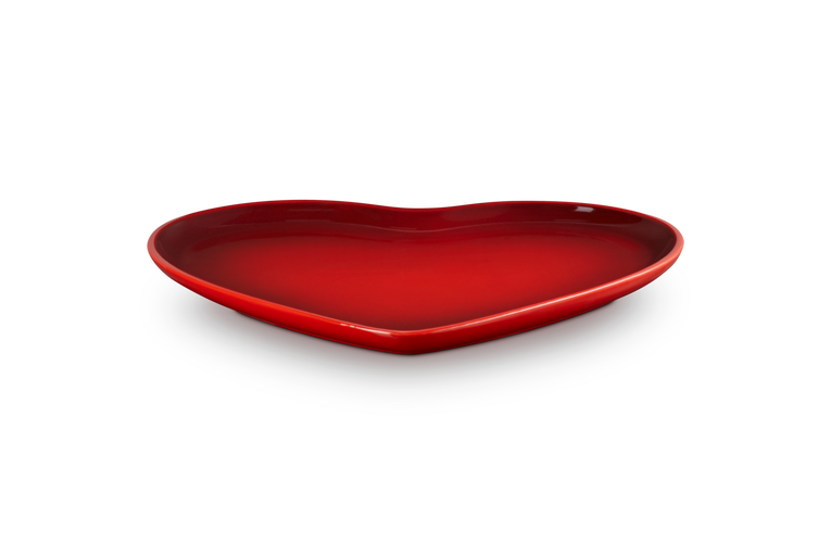 Le Creuset Servierplatte in Herzform aus Steinzeug Osterangebot