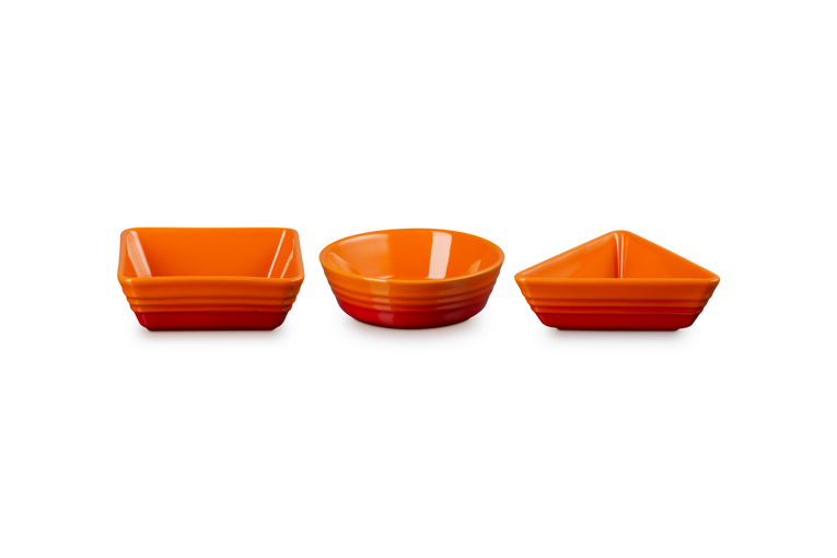 Le Creuset Tapasschalen 3-er Set Neueste Mode