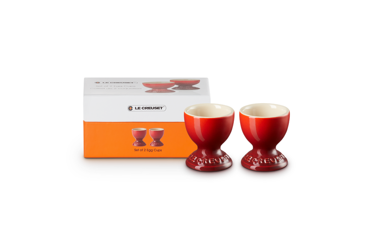 Le Creuset 2er-Set Eierbecher aus Steinzeug Große Rabatte