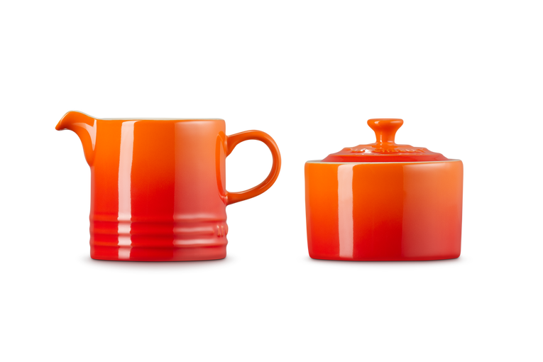 Le Creuset Milch und Zucker Set Signature aus Steinzeug Neuheiten