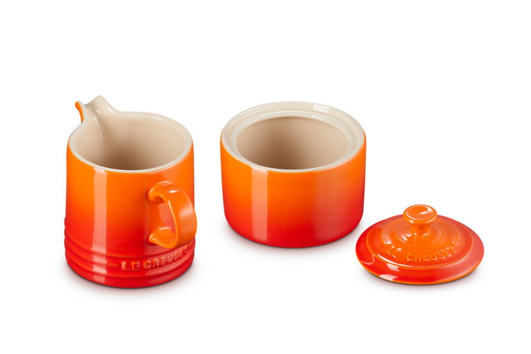 Le Creuset Milch und Zucker Set Signature aus Steinzeug Neuheiten