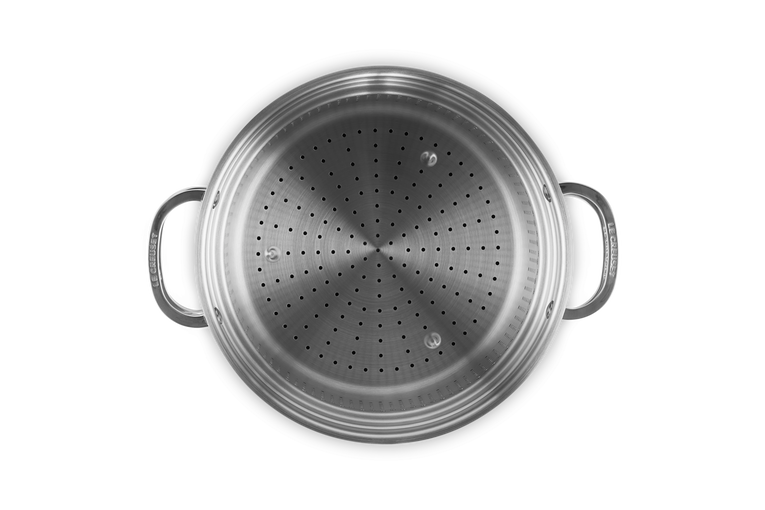 Le Creuset Pastaeinsatz aus 3-ply PLUS Edelstahl Super Sparpreis