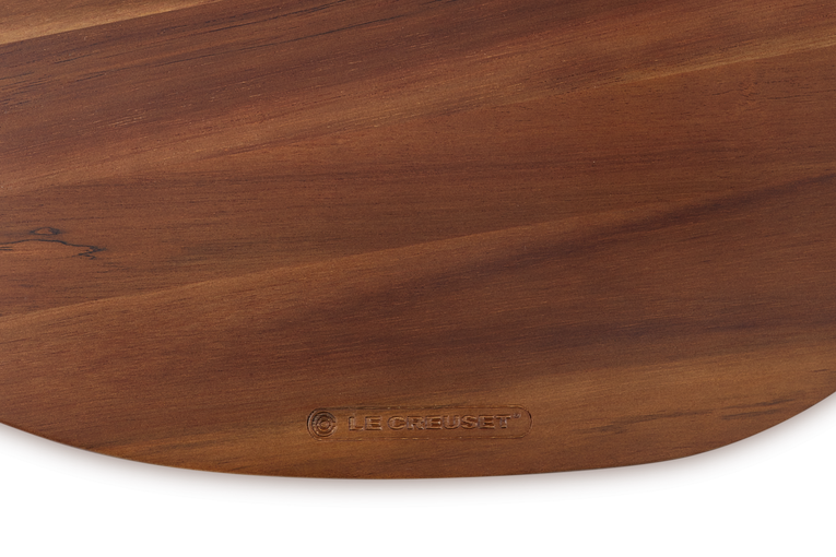 Le Creuset Servierbrett aus Akazienholz Großer Ausverkauf
