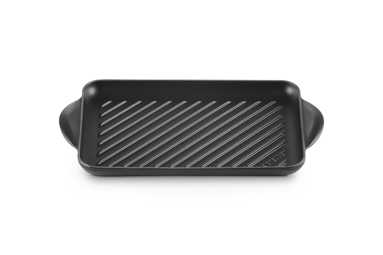 Le Creuset Rechteckige Grillplatte aus Gusseisen Lagerräumung