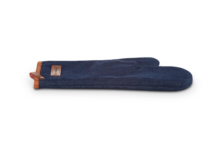 Le Creuset Ofenhandschuh Denim Sonderangebot der Fabrik