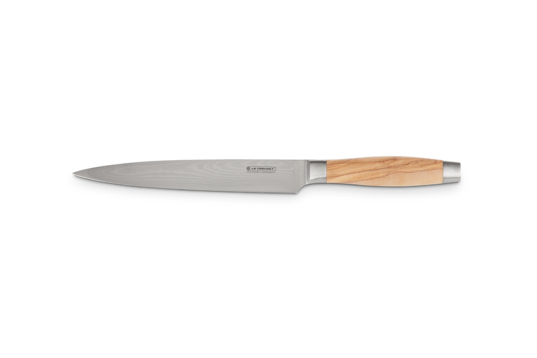 Le Creuset Schinkenmesser mit Olivenholzgriff Im Verkauf