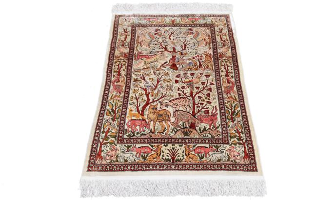 Nain Trading Hereke Seide 107 x 67 Sonderangebot
