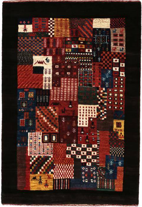 Nain Trading Perser Gabbeh Loribaft Nowbaft 126 x 85 Günstig kaufen