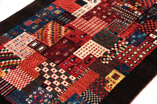 Nain Trading Perser Gabbeh Loribaft Nowbaft 126 x 85 Günstig kaufen